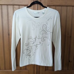 Laura Ashley Women's Long sleeve shirt Floral Design